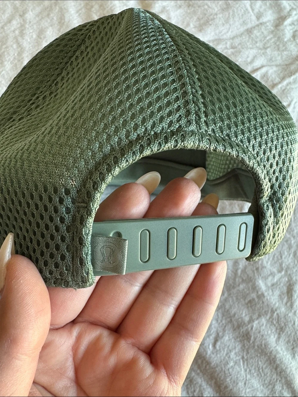 Lululemon Green trucker style hat